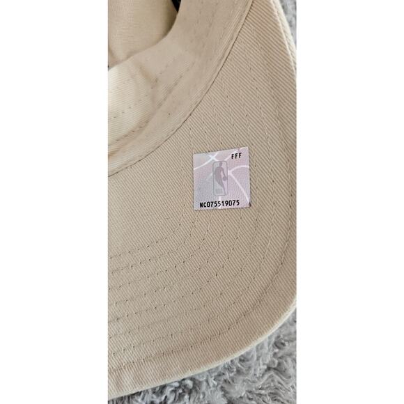 47 Brand NBA Boston Celtics Hat Clean Up Relaxed Cotton Twill Cream One Size Cap - Picture 4 of 6